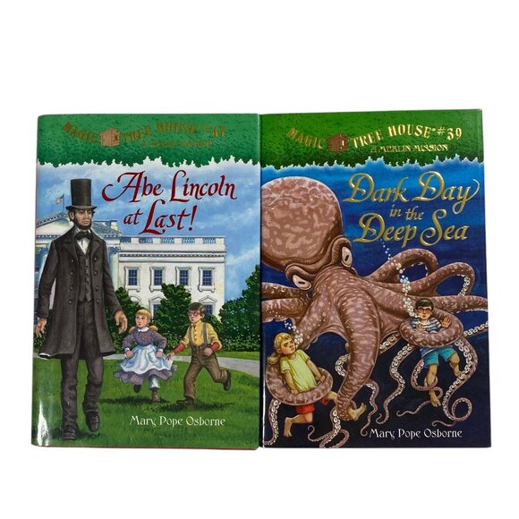Lot of 5 Magic Tree House Hardcover Books w/ Dustjackets | Merlin Missions - Picture 8 of 11